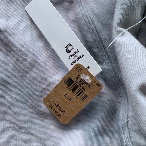 NWT Victoria's Secret PINK Active White and Gray Small Cotton High Waist V Skort - Picture 7 of 14